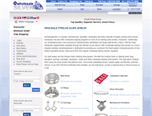Tablet Screenshot of ewholesalesilver.com